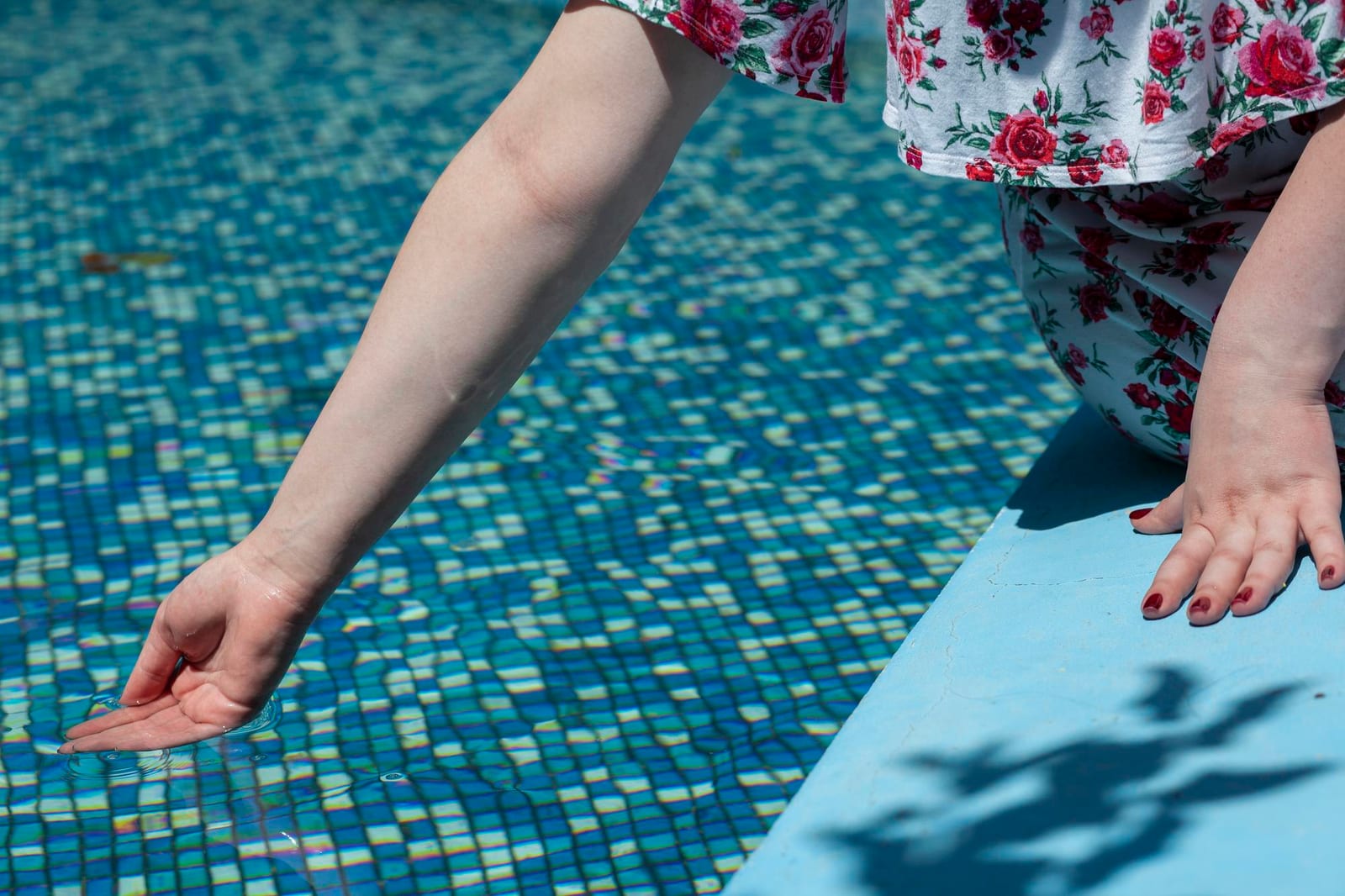 Spring Opening Visit being carried out on a residential Calgary pool